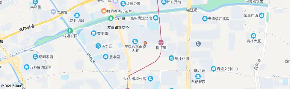 天津天津有线电视台_公交站地图_天津公交_妙搜公交查询2025