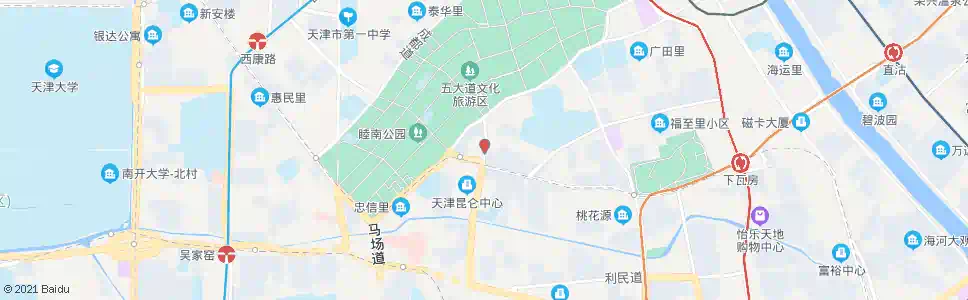 天津桃园村大街_公交站地图_天津公交_妙搜公交查询2025
