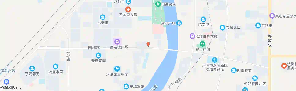 天津河西一小_公交站地图_天津公交_妙搜公交查询2025