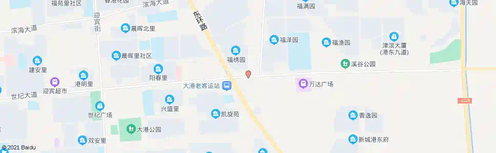 天津福绣园_公交站地图_天津公交_妙搜公交查询2025