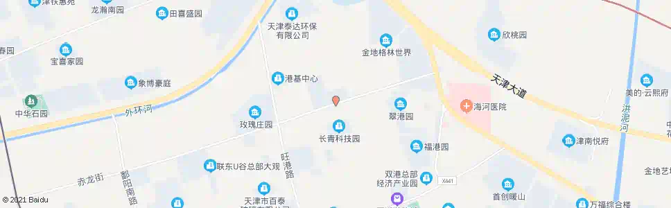 天津津南开发区韩国城_公交站地图_天津公交_妙搜公交查询2025