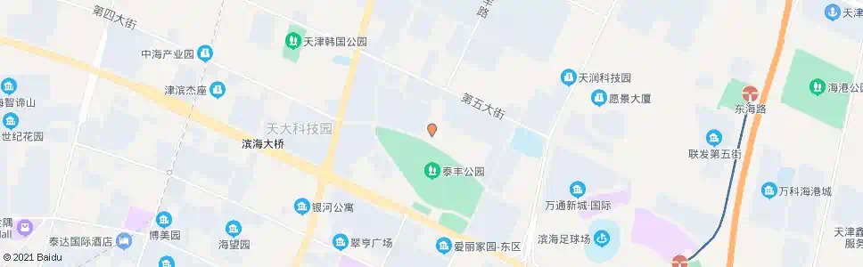 天津泰达国际养老院_公交站地图_天津公交_妙搜公交查询2025