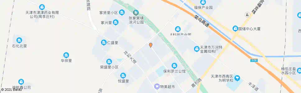 天津星河荣御_公交站地图_天津公交_妙搜公交查询2025