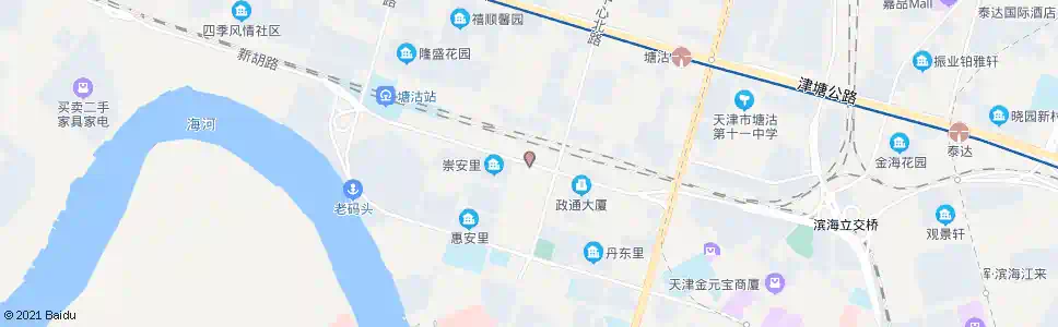 天津塘沽检察院_公交站地图_天津公交_妙搜公交查询2025