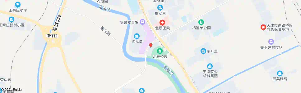 天津北辰大厦_公交站地图_天津公交_妙搜公交查询2025