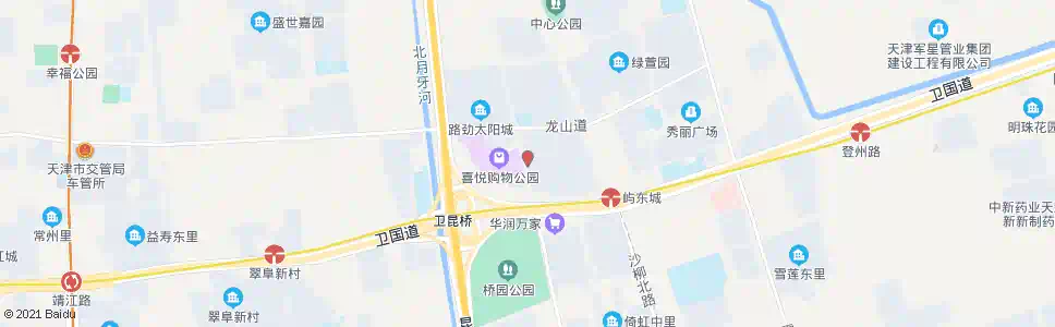 天津紫玉园西门_公交站地图_天津公交_妙搜公交查询2025