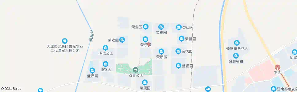 天津荣居园_公交站地图_天津公交_妙搜公交查询2025
