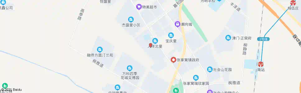 天津田丽小区_公交站地图_天津公交_妙搜公交查询2025