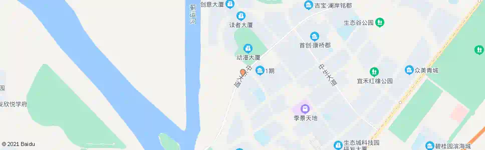 天津动漫园_公交站地图_天津公交_妙搜公交查询2025