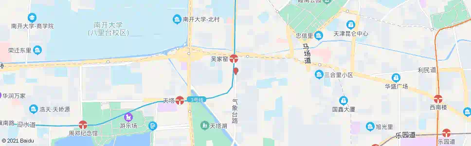 天津德才里_公交站地图_天津公交_妙搜公交查询2025