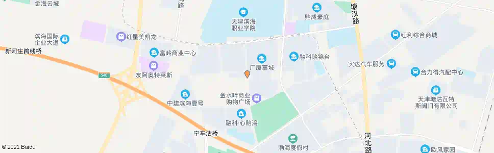 天津上北新新家园西门_公交站地图_天津公交_妙搜公交查询2025
