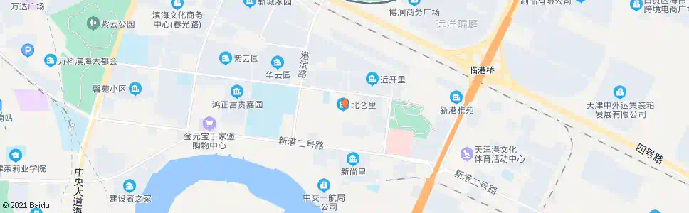 天津新港小学_公交站地图_天津公交_妙搜公交查询2025