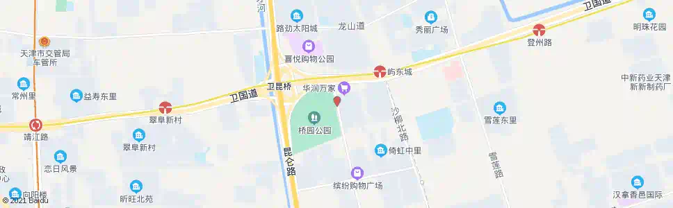 天津松风西里_公交站地图_天津公交_妙搜公交查询2025