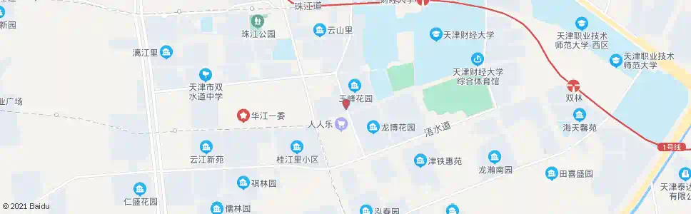 天津玉峰花园_公交站地图_天津公交_妙搜公交查询2025