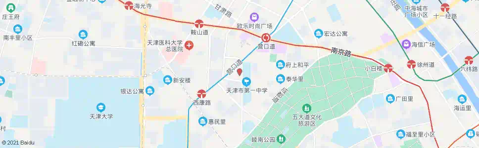 天津丽通大厦_公交站地图_天津公交_妙搜公交查询2025
