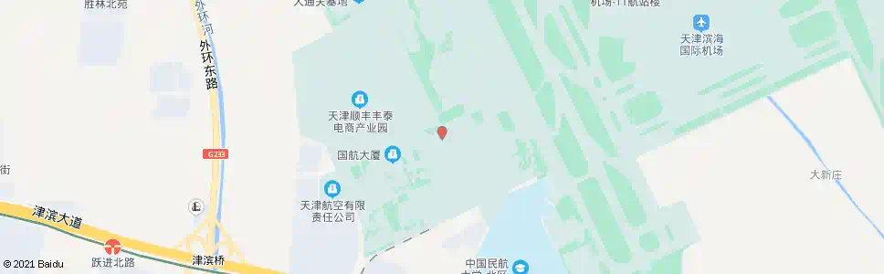 天津机场边检站_公交站地图_天津公交_妙搜公交查询2025
