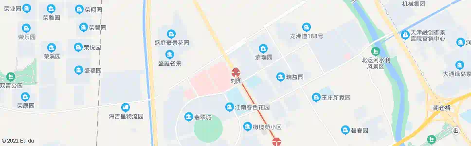 天津刘园新村_公交站地图_天津公交_妙搜公交查询2025