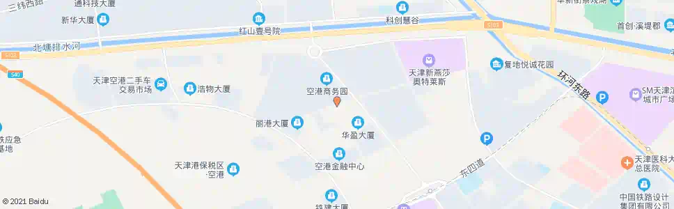 天津空港经济区海关_公交站地图_天津公交_妙搜公交查询2025