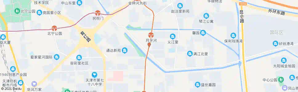 天津靖江桥_公交站地图_天津公交_妙搜公交查询2025