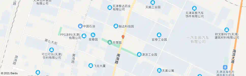 天津津滨发展_公交站地图_天津公交_妙搜公交查询2025