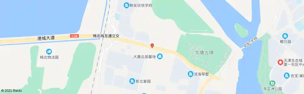 天津北塘企业总部_公交站地图_天津公交_妙搜公交查询2025