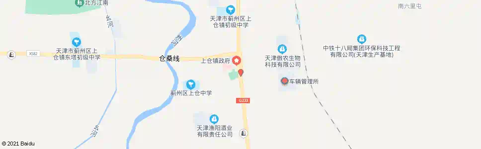 天津上仓镇_公交站地图_天津公交_妙搜公交查询2025