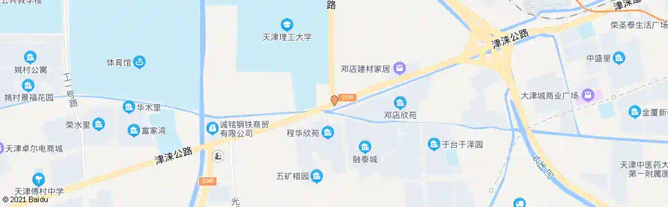 天津程村_公交站地图_天津公交_妙搜公交查询2025