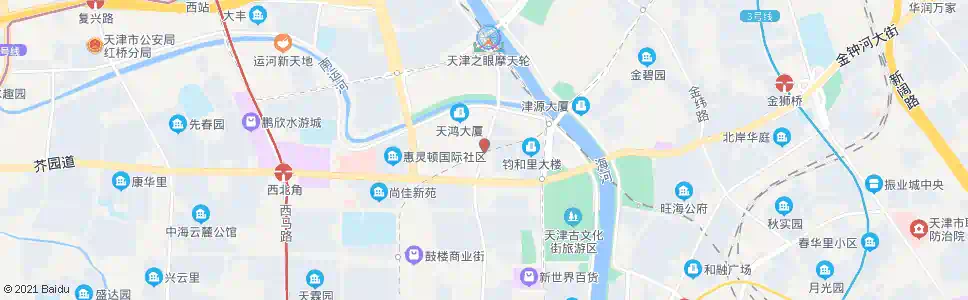天津大胡同商贸中心_公交站地图_天津公交_妙搜公交查询2025