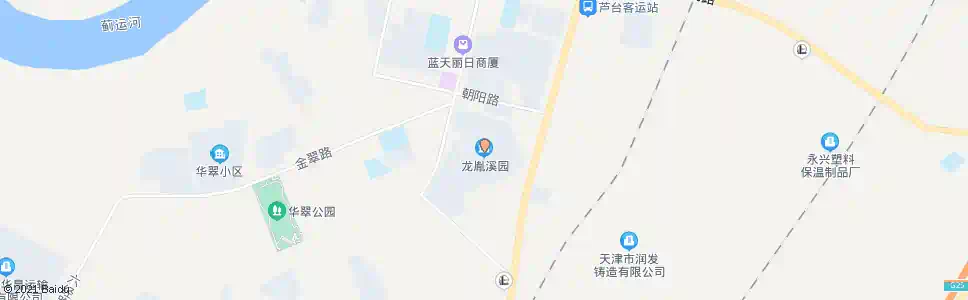 天津龙胤溪园_公交站地图_天津公交_妙搜公交查询2025