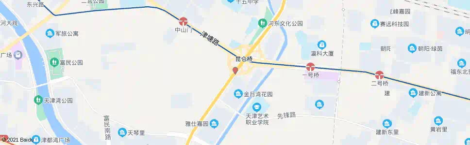 天津万明园_公交站地图_天津公交_妙搜公交查询2025