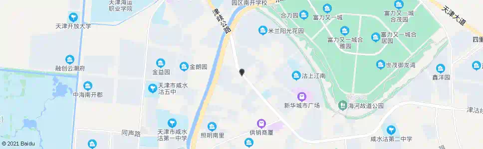 天津咸水沽医院_公交站地图_天津公交_妙搜公交查询2025