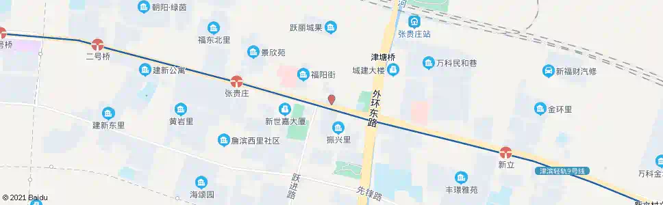 天津振华里_公交站地图_天津公交_妙搜公交查询2025