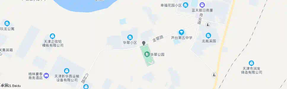 天津华翠公园_公交站地图_天津公交_妙搜公交查询2025