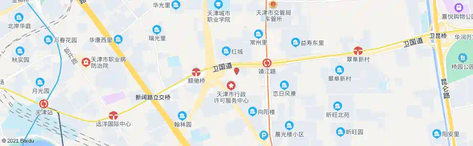 天津祁和新苑_公交站地图_天津公交_妙搜公交查询2025