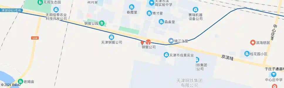 天津大无缝轻轨站_公交站地图_天津公交_妙搜公交查询2025