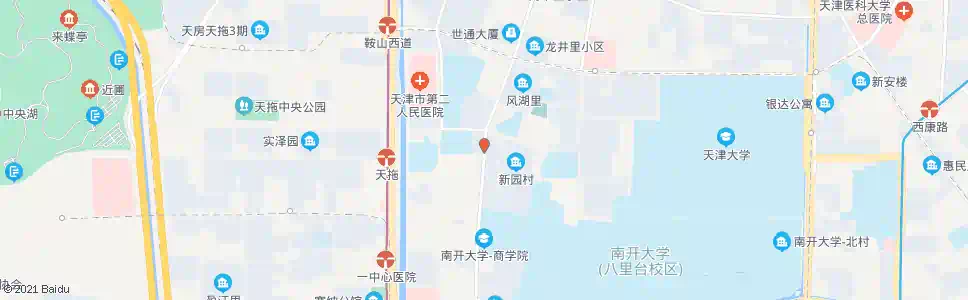 天津照湖西里_公交站地图_天津公交_妙搜公交查询2025