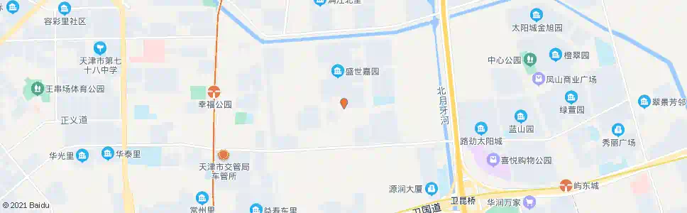 天津盛世家园南门_公交站地图_天津公交_妙搜公交查询2025