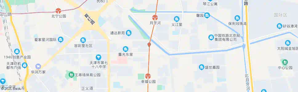 天津汇光小区_公交站地图_天津公交_妙搜公交查询2025