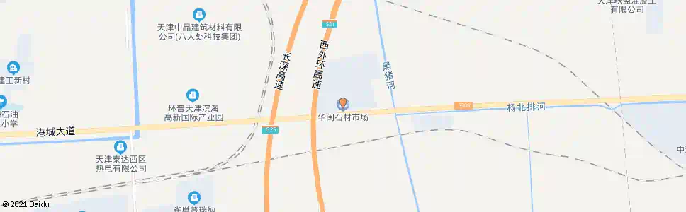 天津华闽石材市场_公交站地图_天津公交_妙搜公交查询2025