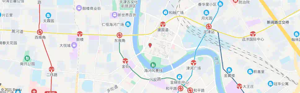 天津意式风情区(现代女子医院)_公交站地图_天津公交_妙搜公交查询2025