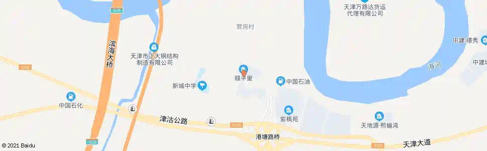 天津新城镇_公交站地图_天津公交_妙搜公交查询2025