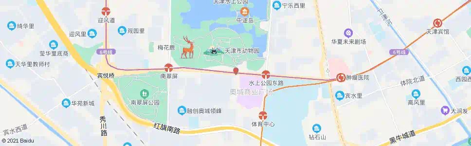 天津时代奥城_公交站地图_天津公交_妙搜公交查询2025