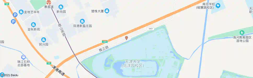 天津天津大学新校北门_公交站地图_天津公交_妙搜公交查询2025