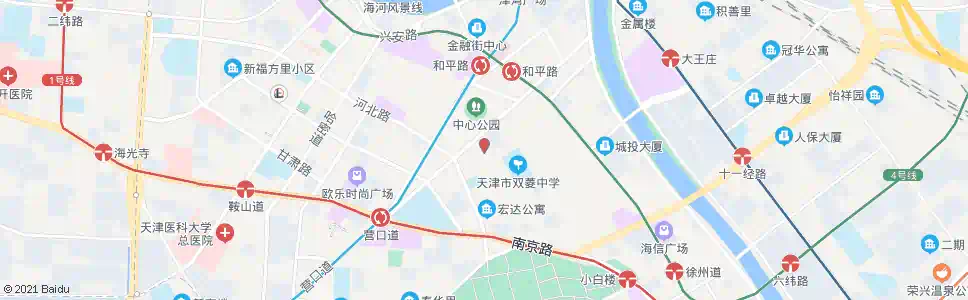 天津新华路_公交站地图_天津公交_妙搜公交查询2025
