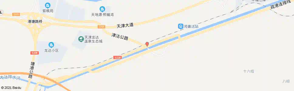 天津新城镇(津沽公路)_公交站地图_天津公交_妙搜公交查询2025