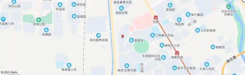 天津秋瑞家园_公交站地图_天津公交_妙搜公交查询2025
