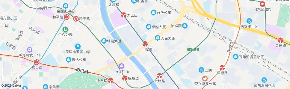 天津十一经路站_公交站地图_天津公交_妙搜公交查询2025