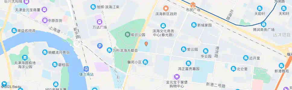 天津紫云学校_公交站地图_天津公交_妙搜公交查询2025