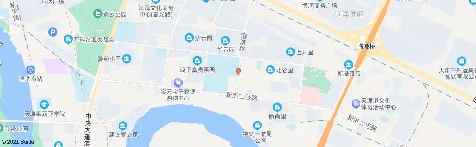 天津港滨路(816路)_公交站地图_天津公交_妙搜公交查询2025