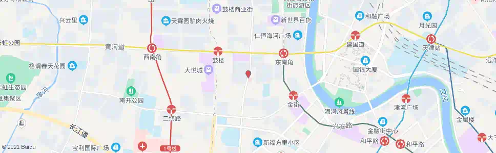 天津南市食品街_公交站地图_天津公交_妙搜公交查询2025